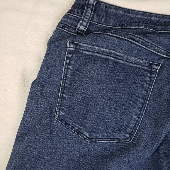 PrAna Dark Wash Blue Jeans Size 8/29 Slim Straight Leg Stretch Denim Low Rise - Picture 8 of 14